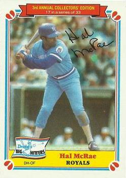 1983 Topps Drake's Big Hitters #17 Hal McRae Front