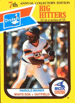 1987 Drake's Big Hitters Super Pitchers #22 Harold Baines Front