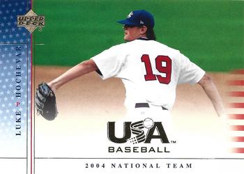 2005 Upper Deck USA Baseball 2004 National Team #USA 40 Luke Hochevar Front