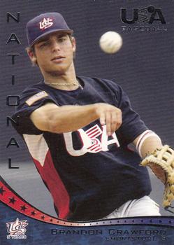 2006-07 USA Baseball Box Set  #2 Brandon Crawford Front