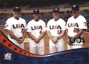 2006-07 USA Baseball Box Set  #24 National Team Coaches (Tom Slater / Tim Corbin / Jim Schlossnagle / Mark Machtolf) Front