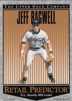 1996 Upper Deck - Predictors: Retail #R41 Jeff Bagwell Front