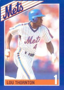 1990 Kahn's New York Mets #NNO Lou Thornton Front