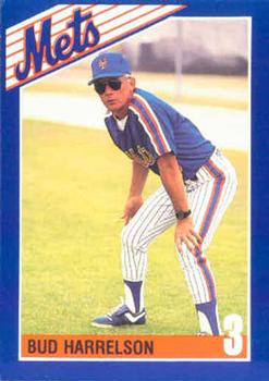 1990 Kahn's New York Mets #NNO Bud Harrelson Front