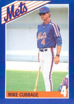 1990 Kahn's New York Mets #NNO Mike Cubbage Front