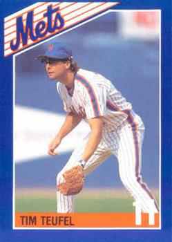 1990 Kahn's New York Mets #NNO Tim Teufel Front