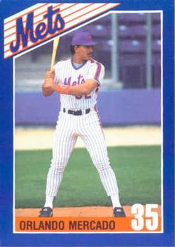 1990 Kahn's New York Mets #NNO Orlando Mercado Front