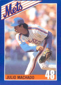 1990 Kahn's New York Mets #NNO Julio Machado Front