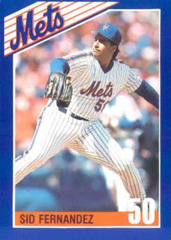 1990 Kahn's New York Mets #NNO Sid Fernandez Front