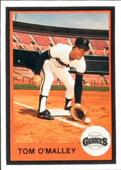 1983 Mother's Cookies San Francisco Giants #10 Tom O'Malley Front