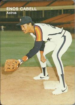 1984 Mother's Cookies Houston Astros #11 Enos Cabell Front