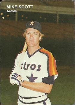 1984 Mother's Cookies Houston Astros #14 Mike Scott Front