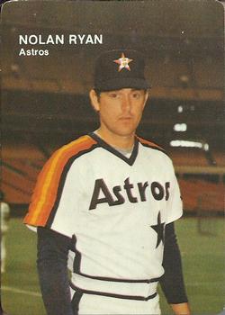1984 Mother's Cookies Houston Astros #1 Nolan Ryan Front
