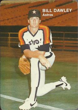 1984 Mother's Cookies Houston Astros #22 Bill Dawley Front
