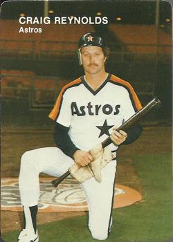 1984 Mother's Cookies Houston Astros #26 Craig Reynolds Front