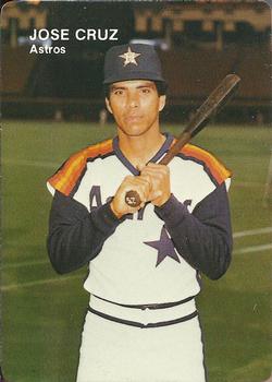 1984 Mother's Cookies Houston Astros #8 Jose Cruz Front