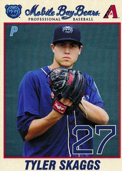 2011 Mobile BayBears #NNO Tyler Skaggs Front