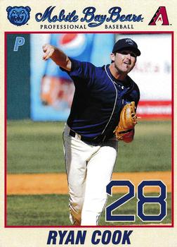 2011 Mobile BayBears #NNO Ryan Cook Front