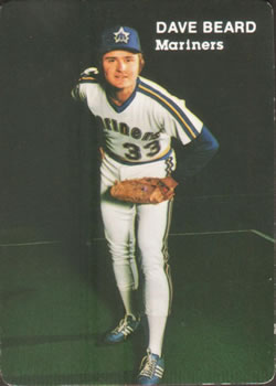 1984 Mother's Cookies Seattle Mariners #11 Dave Beard Front