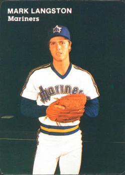 MAJESTIC  MARK LANGSTON Seattle Mariners 1984 Cooperstown