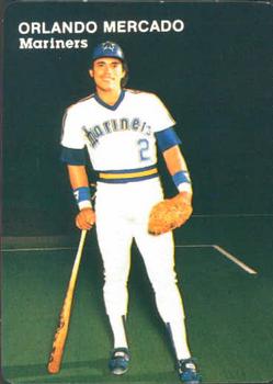 1984 Mother's Cookies Seattle Mariners #14 Orlando Mercado Front