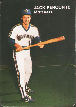 1984 Mother's Cookies Seattle Mariners #15 Jack Perconte Front