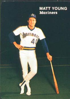 1984 Mother's Cookies Seattle Mariners #9 Matt Young Front