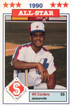 1990 Jennings Southern League All-Stars #26 Wil Cordero Front
