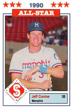 1990 Jennings Southern League All-Stars #2 Jeff Conine Front