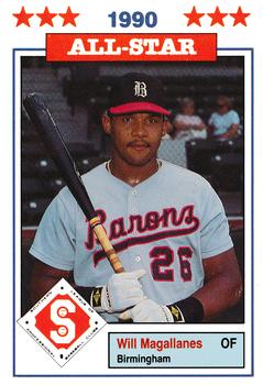 1990 Jennings Southern League All-Stars #3 Will Magallanes Front