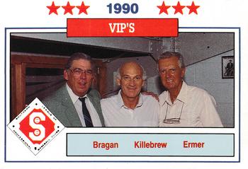 1990 Jennings Southern League All-Stars #50 Jimmy Bragan / Harmon Killebrew / Cal Ermer Front