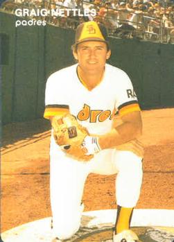 1984 Mother's Cookies San Diego Padres #22 Graig Nettles Front