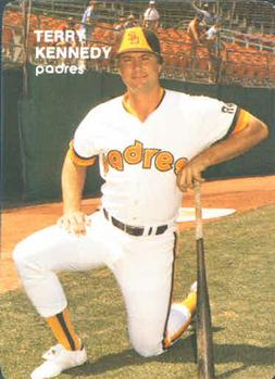 1984 Mother's Cookies San Diego Padres #5 Terry Kennedy Front