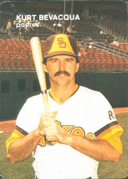 1984 Mother's Cookies San Diego Padres #6 Kurt Bevacqua Front