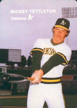 1985 Mother's Cookies Oakland Athletics #11 Mickey Tettleton Front