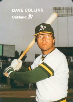 1985 Mother's Cookies Oakland Athletics #14 Dave Collins Front