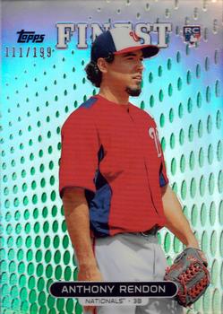 2013 Finest - Green Refractors #64 Anthony Rendon Front