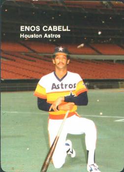 1985 Mother's Cookies Houston Astros #10 Enos Cabell Front