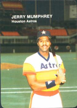 1985 Mother's Cookies Houston Astros #15 Jerry Mumphrey Front