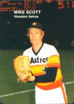 1985 Mother's Cookies Houston Astros #18 Mike Scott Front