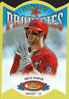 2013 Finest - Prodigies Die Cut Refractors #P-BH Bryce Harper Front