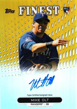 2013 Finest - Rookie Autographs Gold Refractors #RA-MO Mike Olt Front