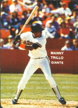 1985 Mother's Cookies San Francisco Giants #5 Manny Trillo Front