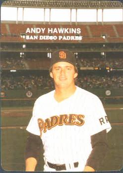 1985 Mother's Cookies San Diego Padres #13 Andy Hawkins Front