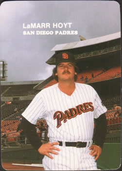 1985 Mother's Cookies San Diego Padres #17 LaMarr Hoyt Front