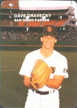 1985 Mother's Cookies San Diego Padres #8 Dave Dravecky Front