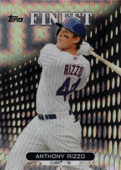 2013 Finest - X-Fractors #72 Anthony Rizzo Front