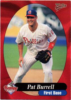 1999 Multi-Ad Reading Phillies #1 Pat Burrell Front