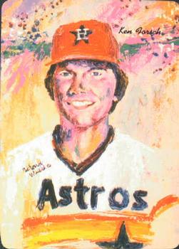 1986 Mother's Cookies Houston Astros #14 Ken Forsch Front