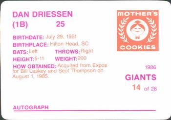 Dan Driessen Gallery  Trading Card Database